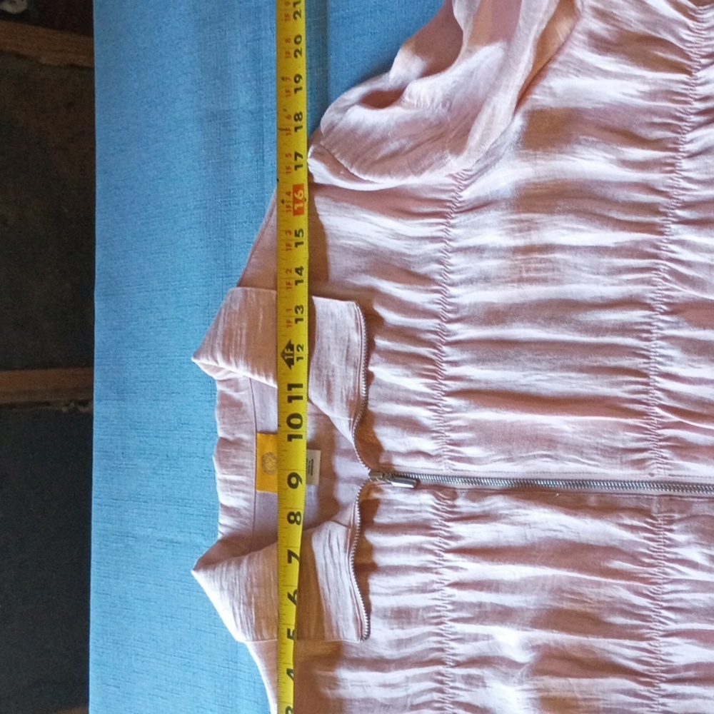 Ruby Rd. Light Pink Zip-Front Jacket - image 5